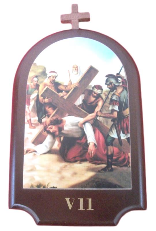 via crucis 15 stazioni 20x13 cm