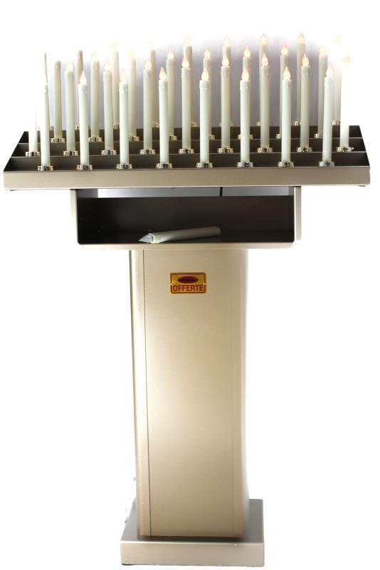 candelabro votivo a innesto a 34 fiamme