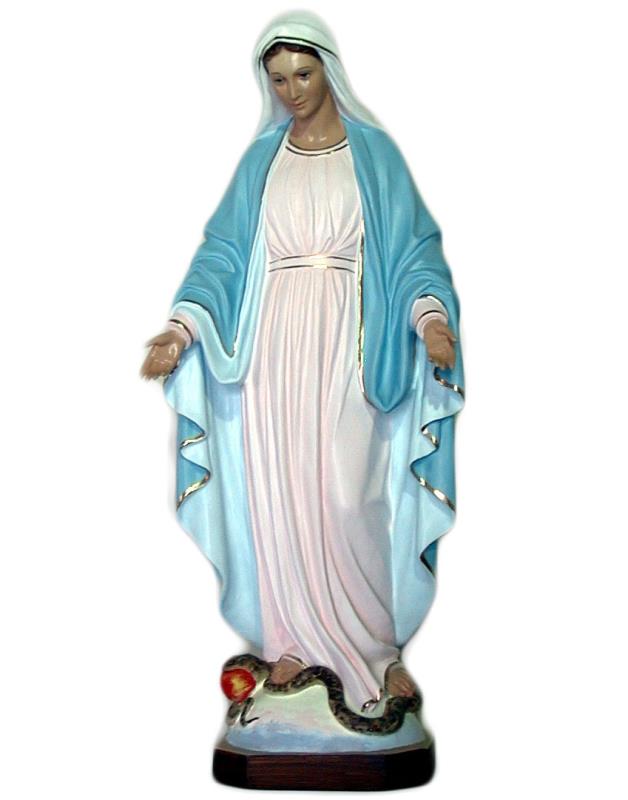 statua madonna di medjugorie cm 80