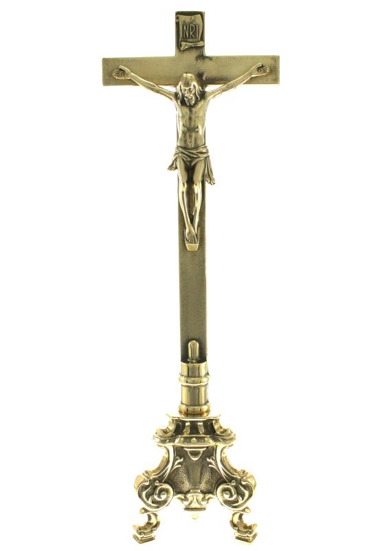 croce da altare rococo cm 50