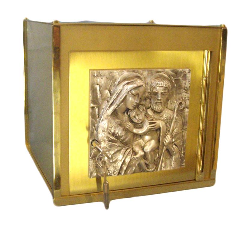 tabernacolo sacra famiglia 22x23,5 cm