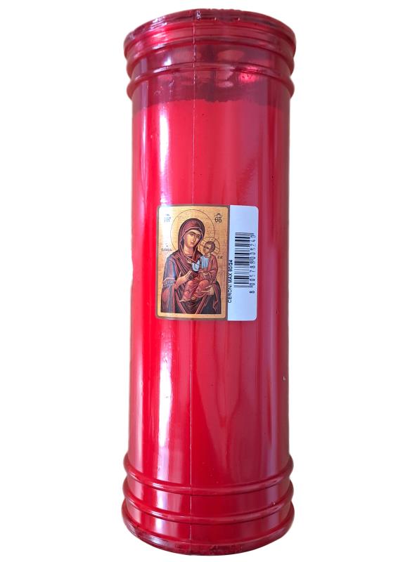 cerone votivo 80t rosso
