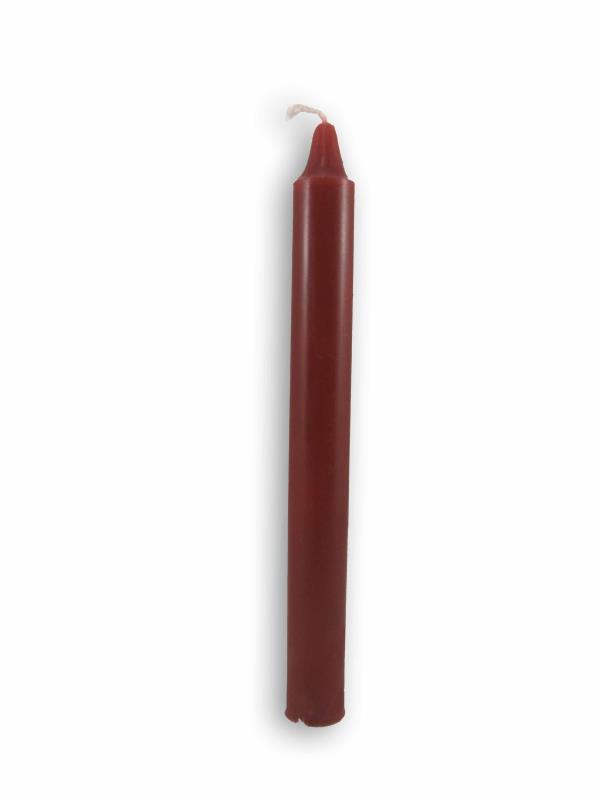 candela colorata conf.4pz marrone