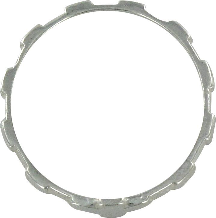 rosario anello in argento 925 con 10 quadrati misura italiana n°14- diametro interno mm 17,10 circa