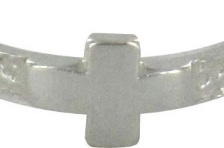 rosario anello in argento 925 con 10 quadrati misura italiana n°22- diametro interno mm 20,4 circa