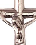 croce con cristo riportato in argento 925 - 3,8 cm