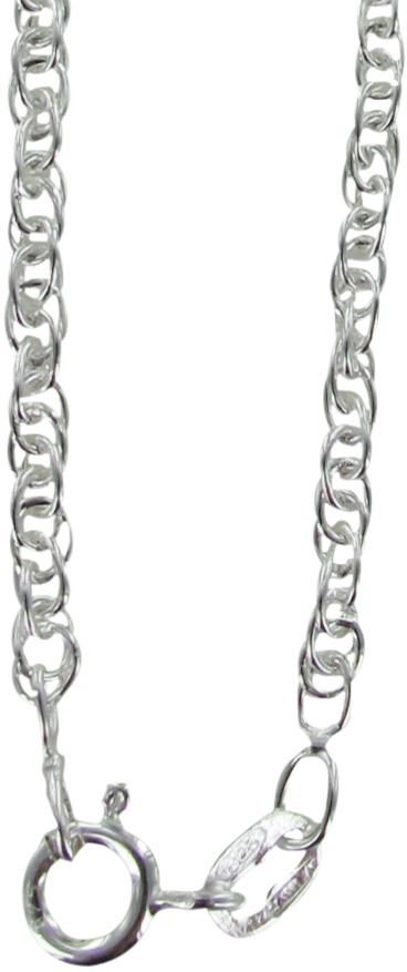 catena corda in argento 925 cm 40