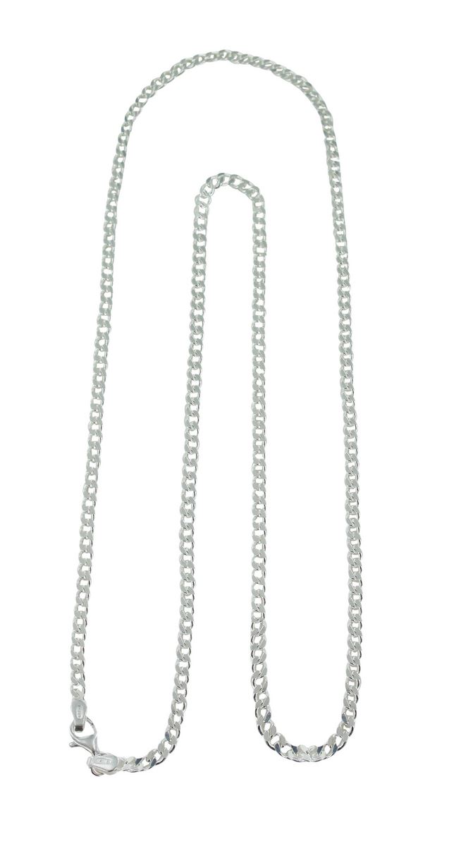 stock:catena grumetta in argento 925 cm 90