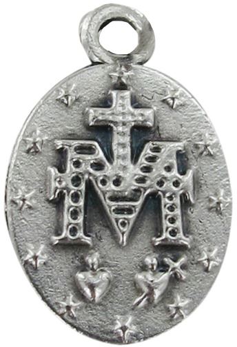 medaglia miracolosa in metallo - 1,5 cm