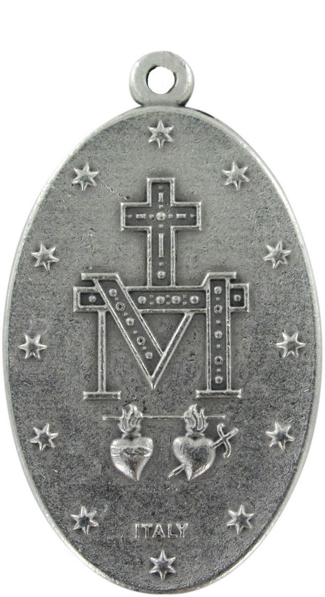 medaglia miracolosa in metallo - 4,5 cm