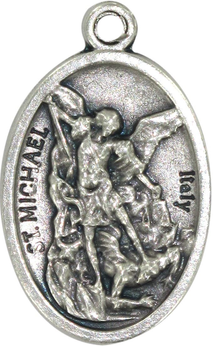 medaglia san michele / angelo custode - 2,5 x 1,5 cm