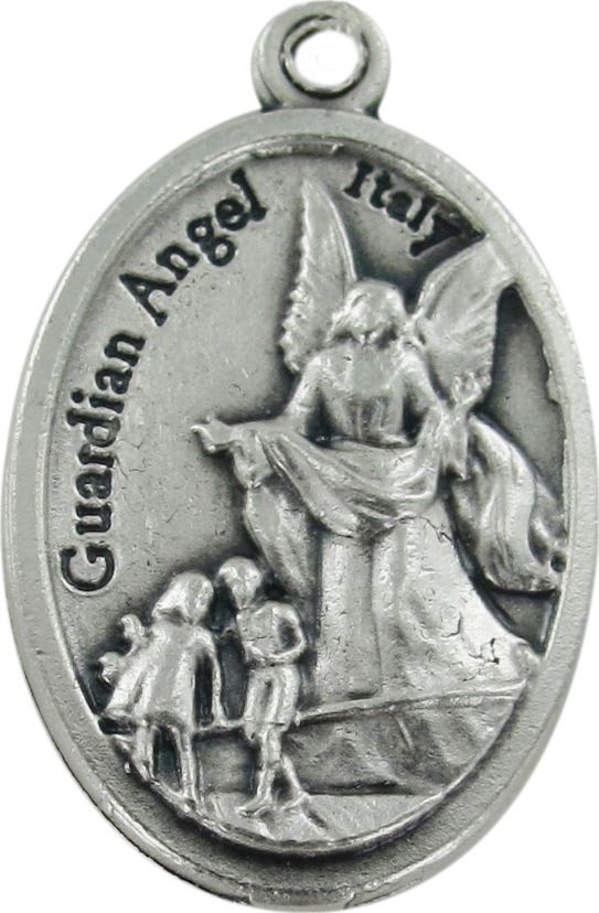 medaglia san michele / angelo custode - 2,5 x 1,5 cm