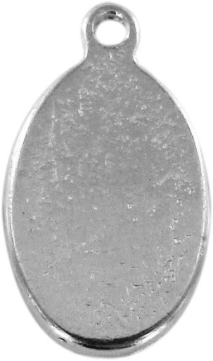 medaglia con immagine cliente in metallo nichelato - 1,5 cm