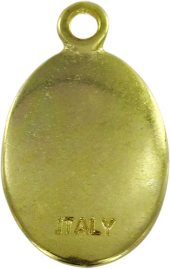 medaglia spirito santo in metallo dorato e resina - 2,5 cm