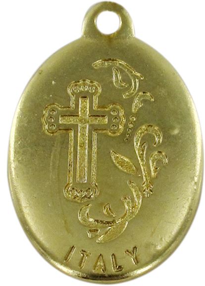 medaglia dorata con resina e strass cm 3 - personalizzabile
