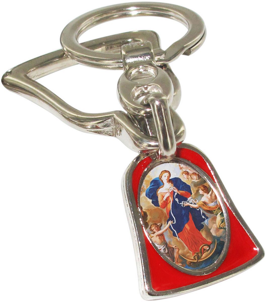 portachiavi campana con immagine papa francesco e soggetto a scelta