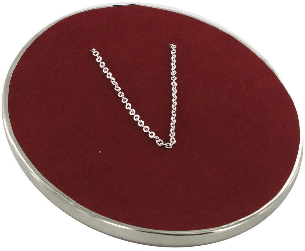 cuore votivo argento, rosso, 28 x 17 cm