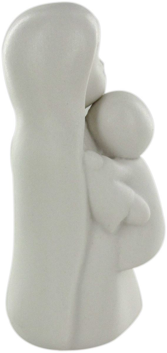 statuetta madonna con bambino in braccio - altezza 10 cm