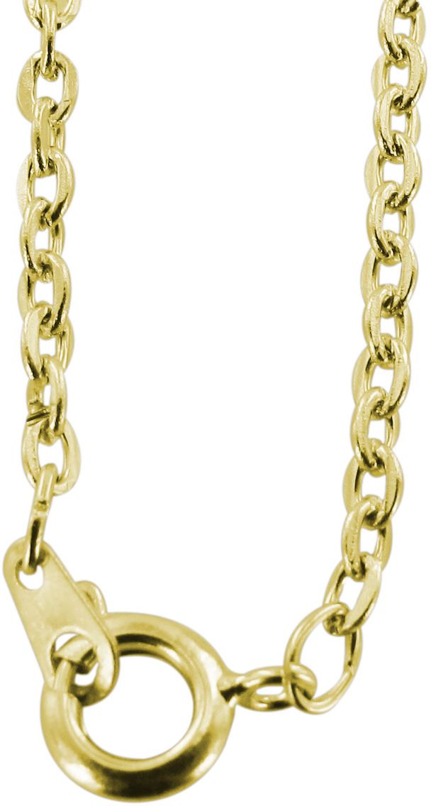 catena forzatina in metallo dorato cm 60