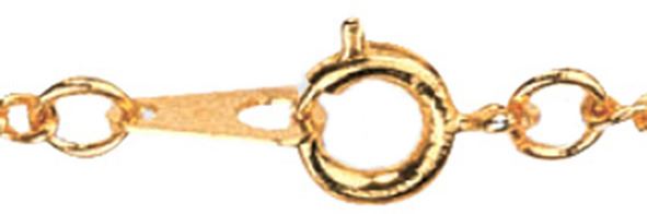 catena grumetta in metallo dorato cm 75