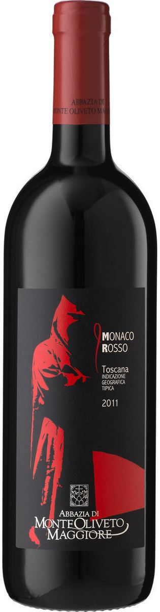 monaco rosso - abbazia monte oliveto maggiore