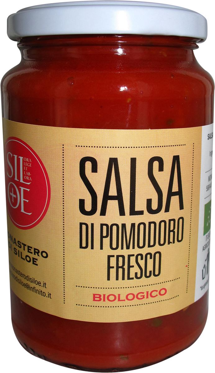 salsa pronta bio di pomodoro fresco gr. 350 di siloe