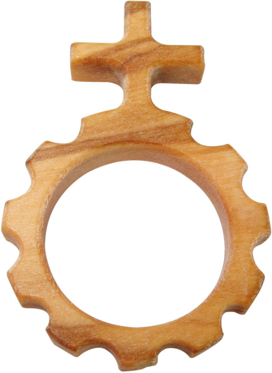 rosario decina in legno di ulivo