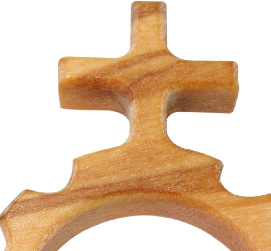 rosario decina in legno di ulivo