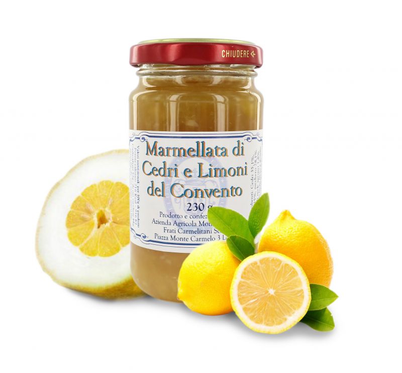 marmellata di cedri e limoni dei frati carmelitani scalzi - vasetto 230g