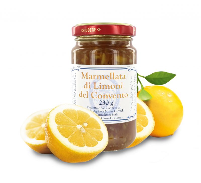 marmellata di limoni dei frati carmelitani scalzi - vasetto 230g