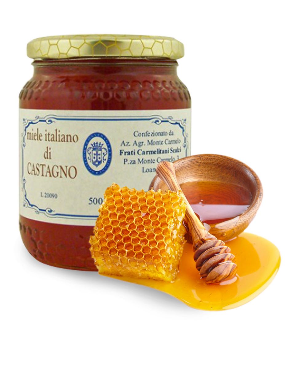 miele di castagno dei frati carmelitani scalzi - 250g