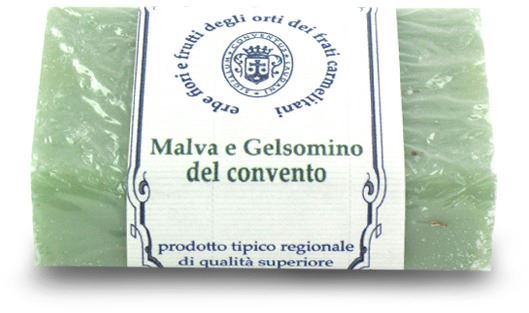 saponetta alla malva e gelsomino dei frati carmelitani scalzi - 100g