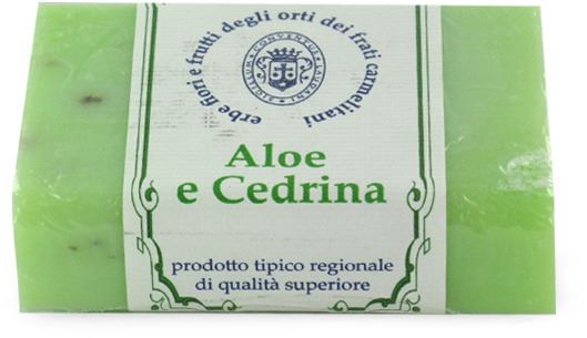 saponetta all aloe e cedrina dei frati carmelitani scalzi - 100g