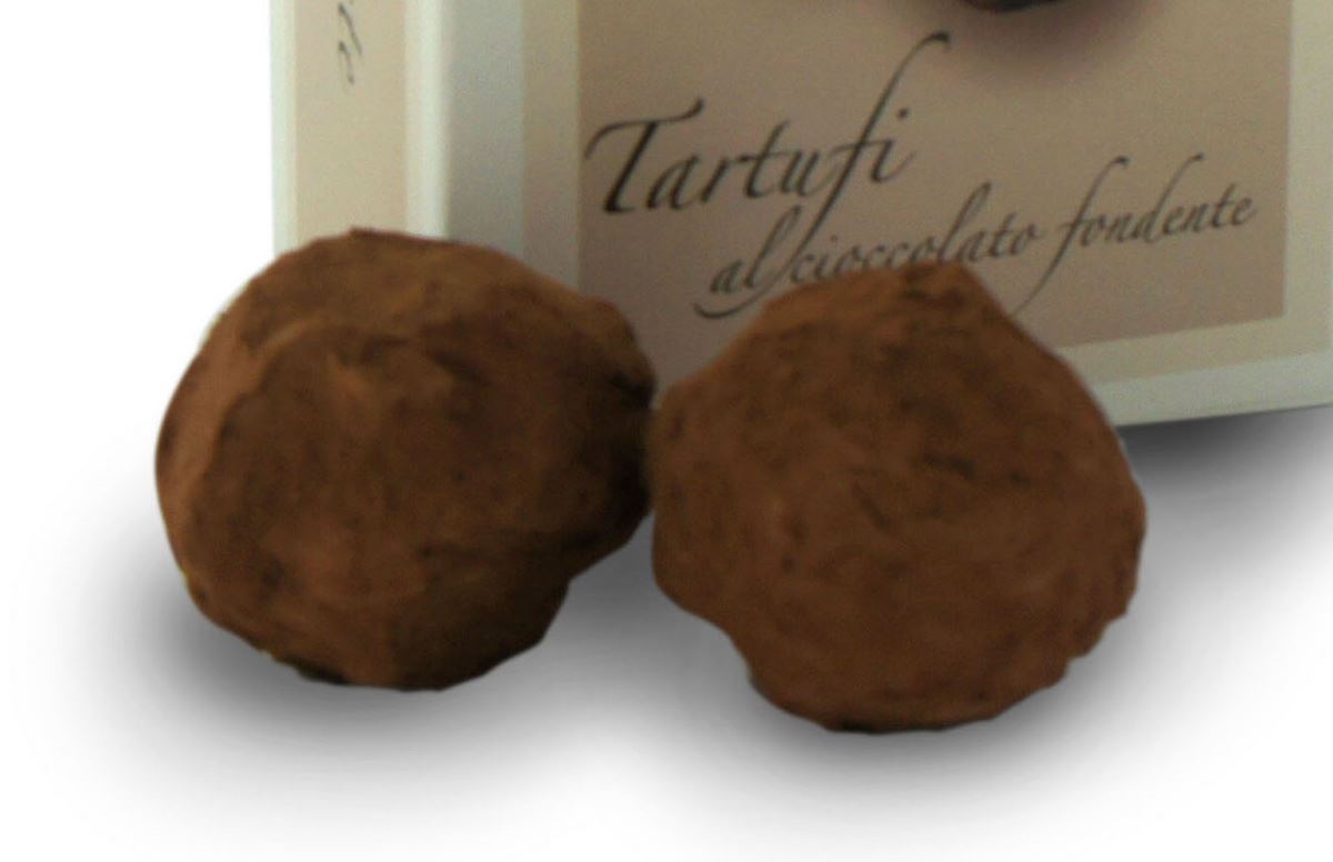 tartufi al cioccolato fondente 170 grammi