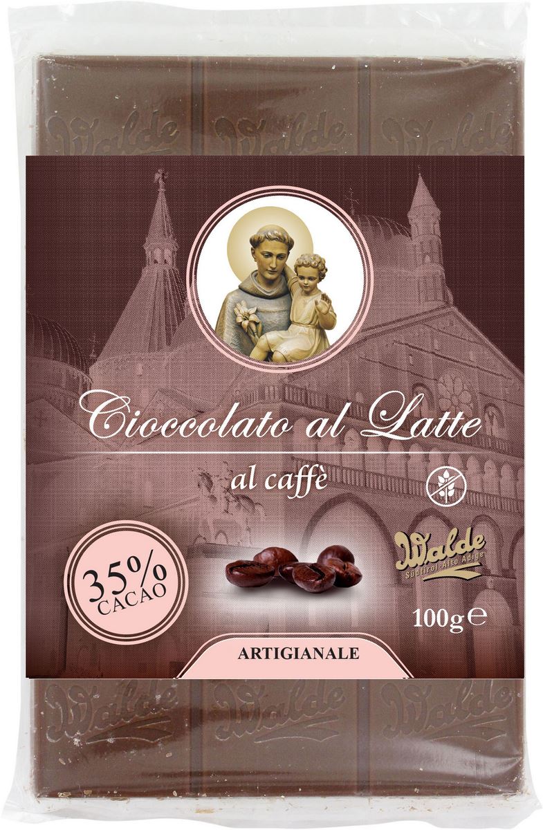 cioccolato al latte con caffè linea san antonio di padova