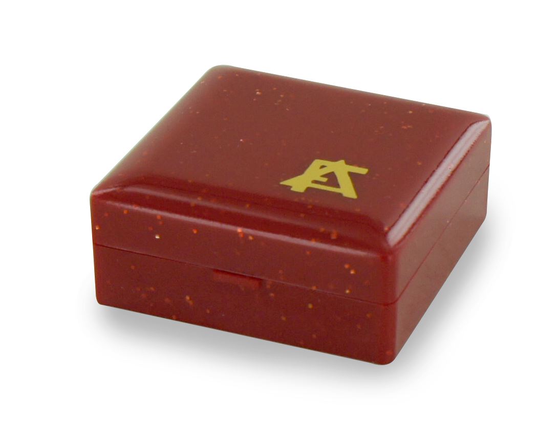 scatolina portarosario rossa - 4 x 4 cm 