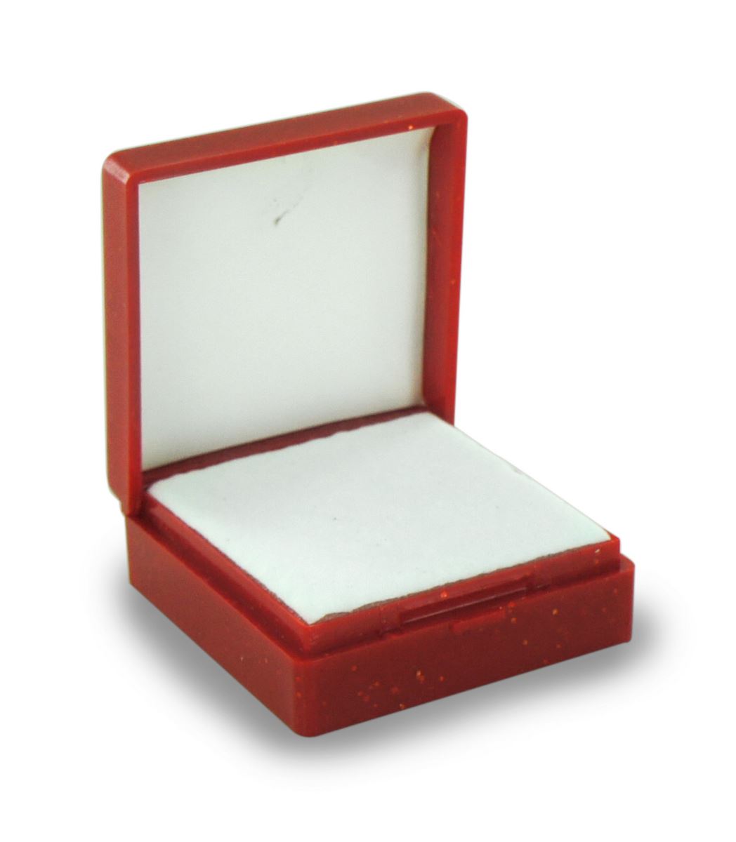 scatolina portarosario rossa - 4 x 4 cm 