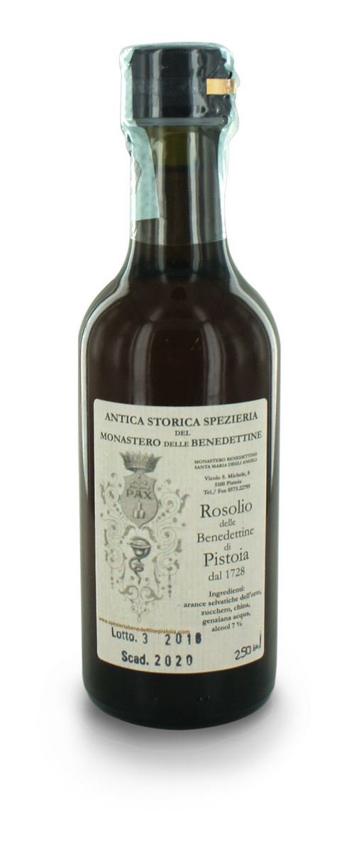 rosolio officinale 250 ml della spezieria delle monache benedettine di pistoia