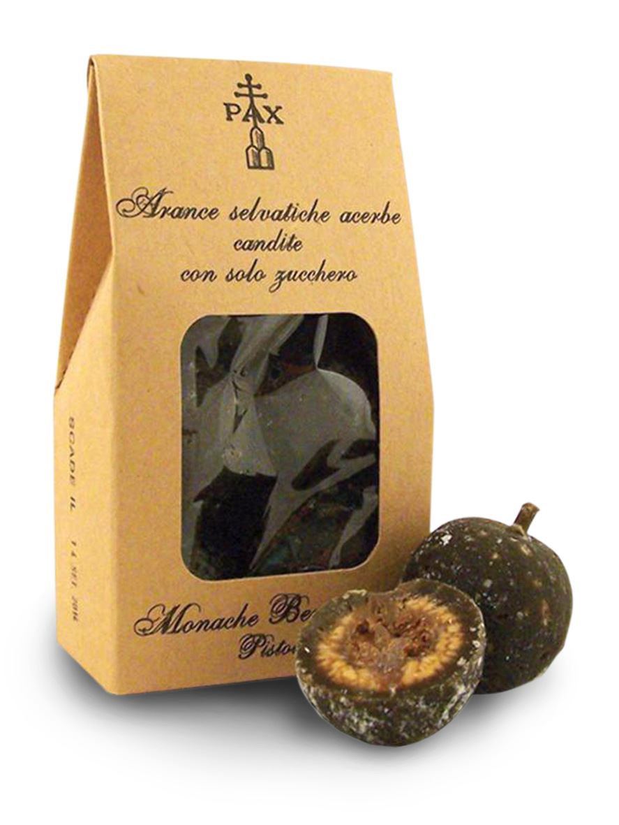 arancini canditi in confezione da 5 pezzi della spezieria delle monache benedettine di pistoia