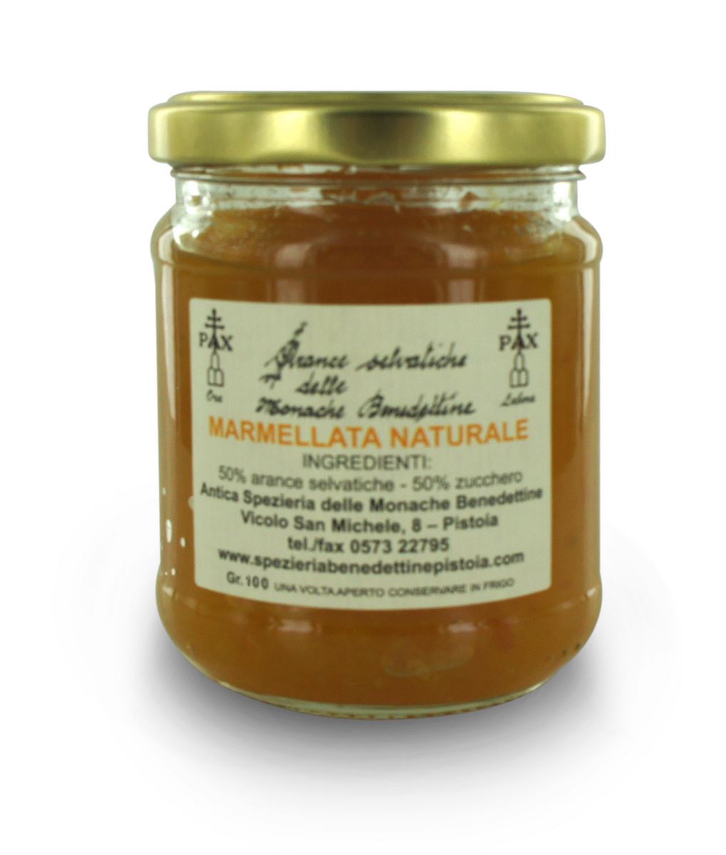 marmellata di arance selvatiche tritate - vasetto gr 100 della spezieria delle monache benedettine di pistoia