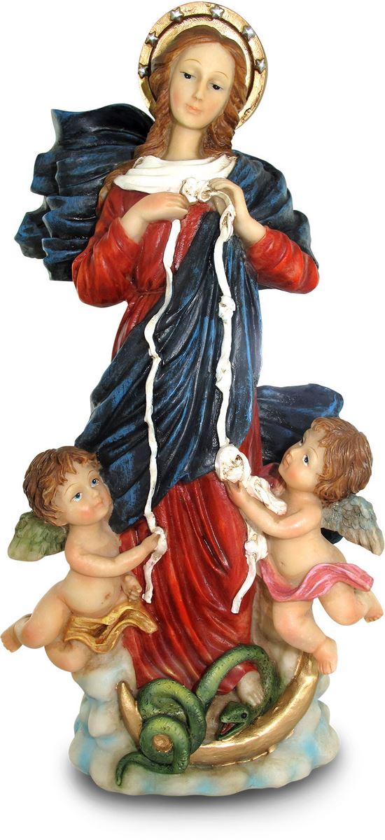 statua di maria che scioglie i nodi da 30 cm