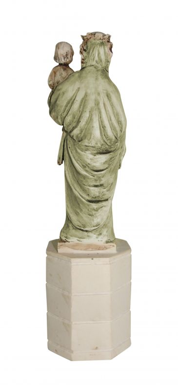 statua della santa maria del mar (barcellona) da 12 cm in confezione regalo con segnalibro