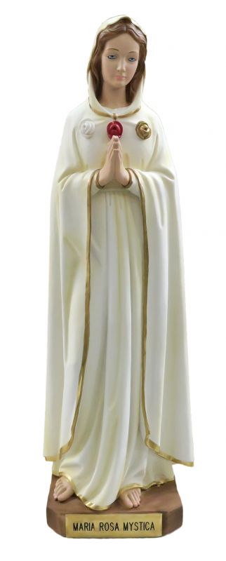 statua rosa mistica in resina dipinta a mano - circa 100 cm