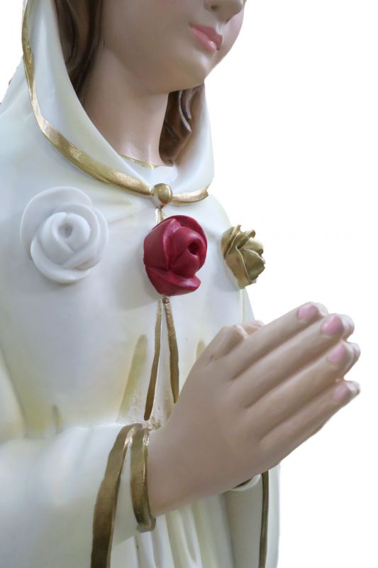statua rosa mistica in resina dipinta a mano - circa 100 cm