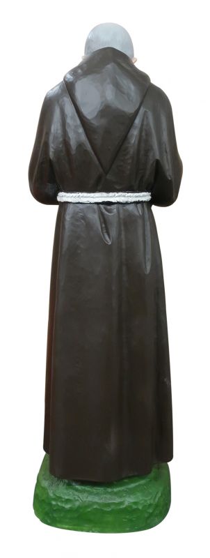 statua padre pio in gesso dipinta a mano - 180 cm