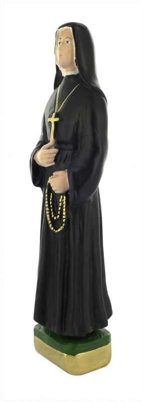statua suor faustina kowalska in gesso dipinta a mano - circa 20 cm