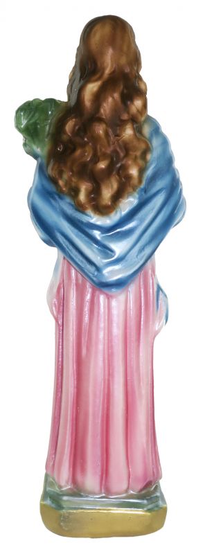 statua santa maria goretti in gesso madreperlato dipinta a mano - 20 cm