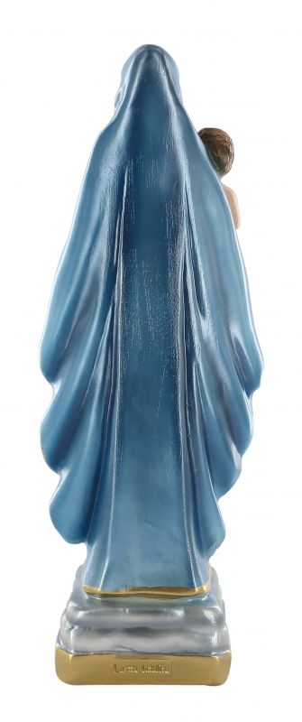 statua regina del castello in gesso madreperlato dipinta a mano - 30 cm