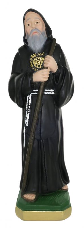 statua san francesco di paola in gesso dipinta a mano - 30 cm