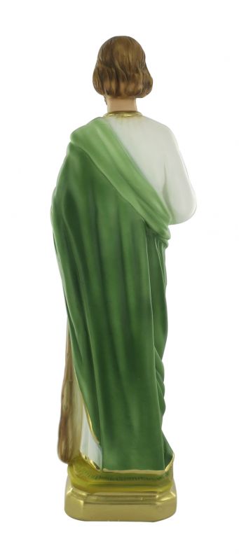 statua san giuda taddeo in gesso dipinta a mano - 40 cm